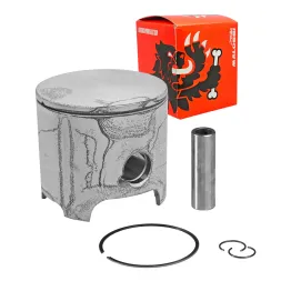 MF6825 Pistone B per Cilindro Malossi 2T DM 50 Spinotto 12 - 1 Segmento Cromato