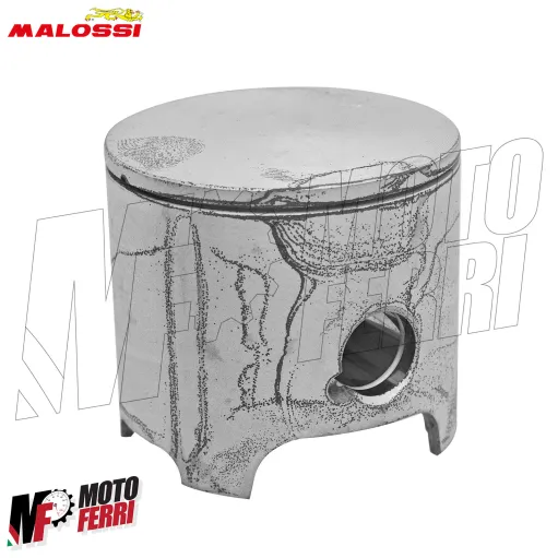 MF6825 Pistone B per Cilindro Malossi 2T DM 50 Spinotto 12 - 1 Segmento Cromato