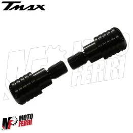 MF2477 Stabilizzatori Manubrio Manopole Nero Yamaha TMax 500 530 560 2001 / 2021 2
