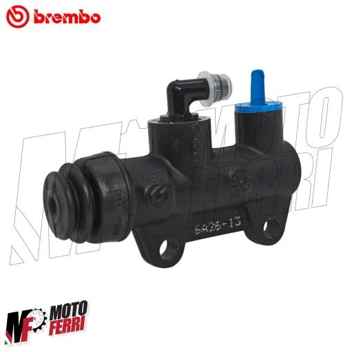 MF9858 Pompa Freno Posteriore Brembo PS13B 40mm Uscita Superiore Universale Moto