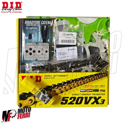 MF4024 Kit Trasmissione DID Beta RR 250 4T Corona 52 Pignone 14 da 2005 a 2012