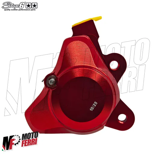 MF9860 Pinza Freno Anteriore CNC Stage6 MBK Booster Nitro Ovetto 50 2T Rosso