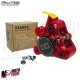 MF9860 Pinza Freno Anteriore CNC Stage6 MBK Booster Nitro Ovetto 50 2T Rosso