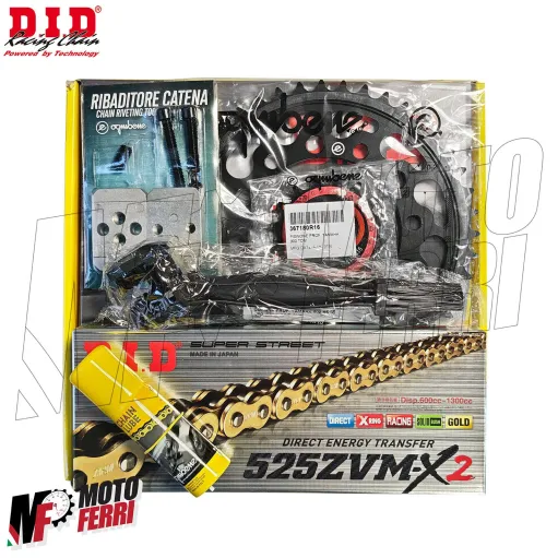 MF8838 Kit Trasmissione DID Yamaha MT-10 1000 Corona 43 Pignone 16 - 2016 a 2025