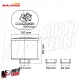 MF5093 Filtro Aria Malossi E15 DM 42 50 60 Carburatore PHBH VHST PWK