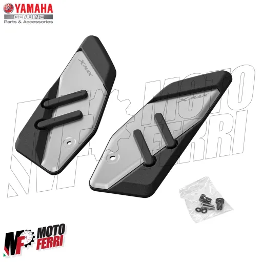 MF5101 Pedane Poggiapiedi Yamaha X-Max 125 300 2025 2026 Alluminio Grigio