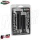 MF5096 Manopole Domino Corsa Racing Nero Universale Moto Honda Ducati Yamaha