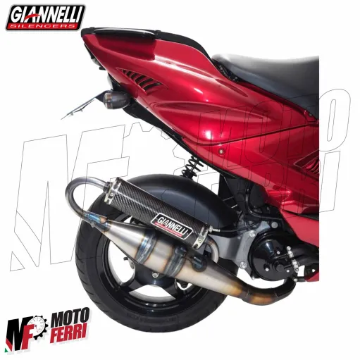 MF5260 Silenziatore Marmitta Giannelli Shot V4 Scooter in Carbonio di ricambio