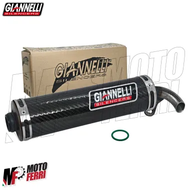 MF5260 Silenziatore Marmitta Giannelli Shot V4 Scooter in Carbonio di ricambio