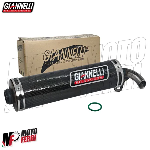 MF5260 Silenziatore Marmitta Giannelli Shot V4 Scooter in Carbonio di ricambio