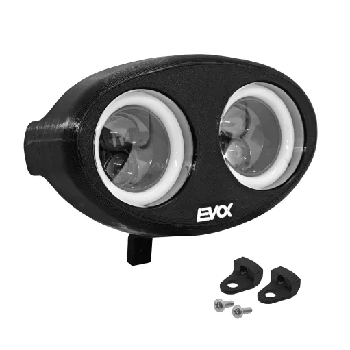 MF3233 Faro Fanale Anteriore Iron Led EVOK Aprilia Scarabeo 50 2T 4T 1993 a 2012