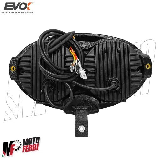 MF3233 Faro Fanale Anteriore Iron Led EVOK Aprilia Scarabeo 50 2T 4T 1993 a 2012