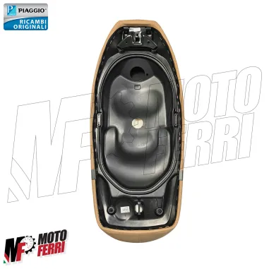 MF5269 Sella Sellone in Pelle Beige Vespa GTS 125 300 HPE 2019 2020 2021