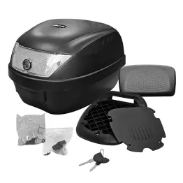 MF5371 Bauletto BCR 28 Litri Piastra e Schienalino Universale Scooter Nero