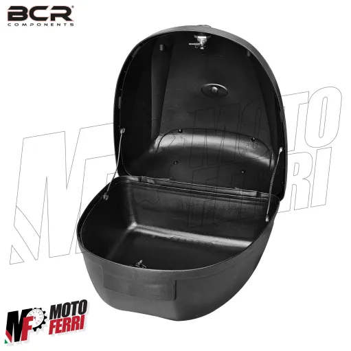 MF5371 Bauletto BCR 28 Litri Piastra e Schienalino Universale Scooter Nero