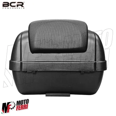 MF5371 Bauletto BCR 28 Litri Piastra e Schienalino Universale Scooter Nero