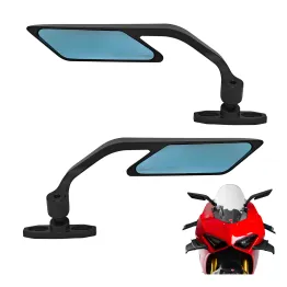 MF6075 Specchietti Retrovisori Ali FAR Universale Moto a Carena Nero