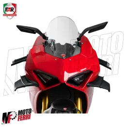 MF6075 Specchietti Retrovisori Ali FAR Universale Moto a Carena Nero 2