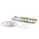 MF6294 Guarnizioni Malossi Cilindro DM 52 MHR 100cc FLANGED MOUNT Testa Rossa