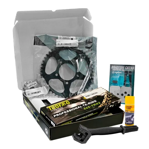 MF8328 Kit Trasmissione Trofeo Benelli Imperiale 400 Corona 46 Pignone 14 - 2019 a 2022