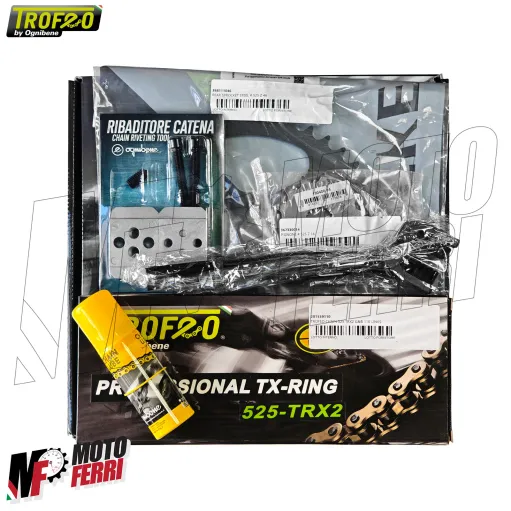 MF8328 Kit Trasmissione Trofeo Benelli Imperiale 400 Corona 46 Pignone 14 - 2019 a 2022