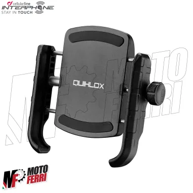 MF4348 Supporto Smartphone da Specchietto Universale Moto CrabPro Interphone