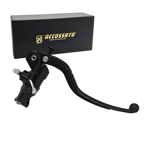 MF8342 Pompa Freno Anteriore Radiale ACCOSSATO 19x18 Leva Nera Fissa Moto