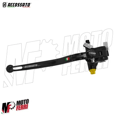 MF8342 Pompa Freno Anteriore Radiale ACCOSSATO 19x18 Leva Nera Fissa Moto