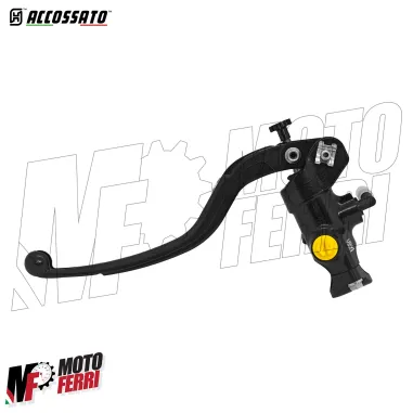 MF8342 Pompa Freno Anteriore Radiale ACCOSSATO 19x18 Leva Nera Fissa Moto