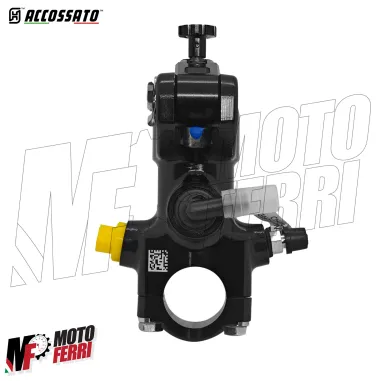 MF8342 Pompa Freno Anteriore Radiale ACCOSSATO 19x18 Leva Nera Fissa Moto