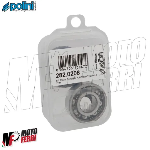 MF8245 Kit Polini Cuscinetti C4 Paraolio Carter Albero Motore Piaggio Si Ciao