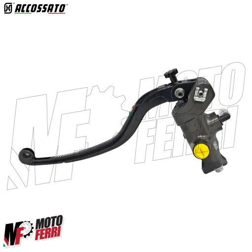 MF8342 Pompa Freno Anteriore Radiale ACCOSSATO 19x18 Leva Naturale Fissa Moto