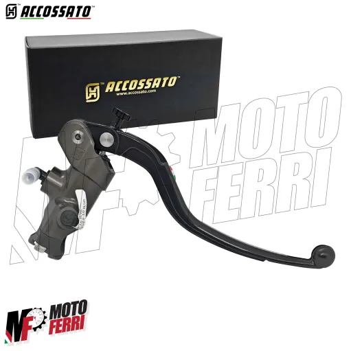 MF8342 Pompa Freno Anteriore Radiale ACCOSSATO 19x18 Leva Naturale Fissa Moto