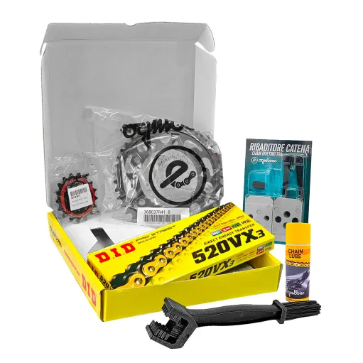 MF8837 Kit Trasmissione DID Honda NC 750 X DCT Corona Pignone da 2021 a 2025