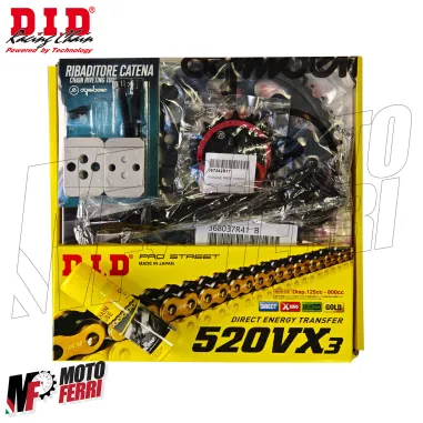 MF8837 Kit Trasmissione DID Honda NC 750 X DCT Corona Pignone da 2021 a 2025