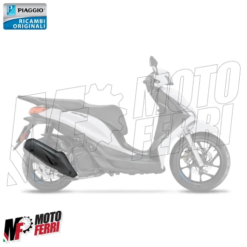 MF4689 Protezione Griglia Marmitta Piaggio Medley 125 200 2024 2025 2026 E5+