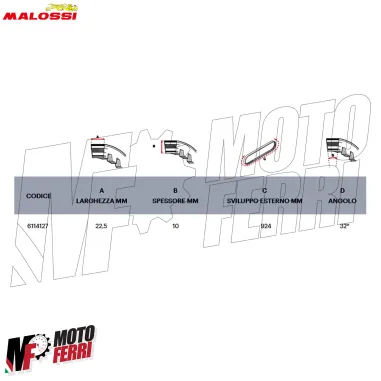 MF3541 Cinghia Malossi Suzuki Sixteen 125 150 LC X Belt in Kevlar