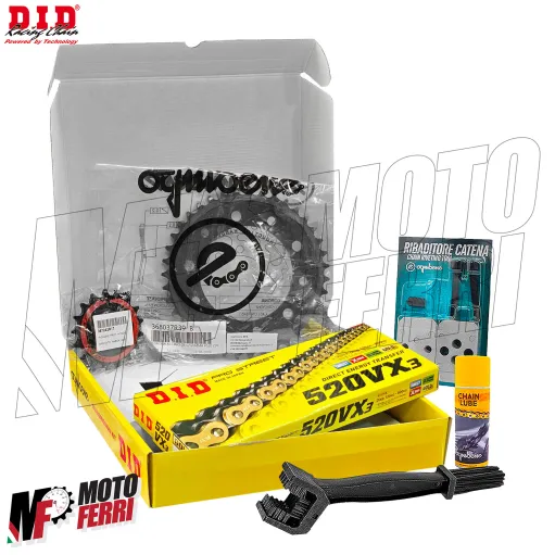 MF9863 Kit Trasmissione DID Honda NC 750 S - X DCT Corona Pignone da 2014 a 2020