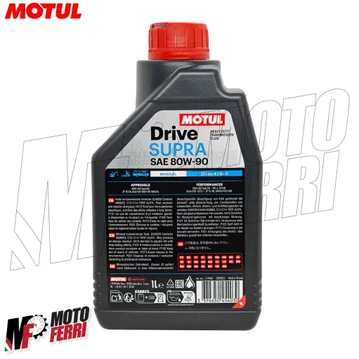MF3461 Olio Cambio Ingranaggi Motul HD Drive Supra 80W90 Trasmissione 1 LT