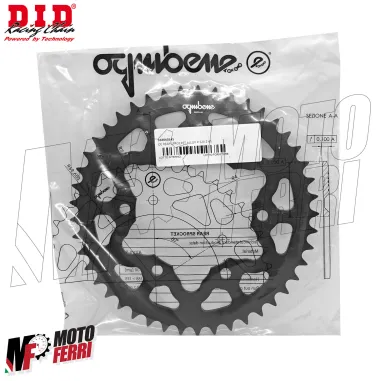 MF9866 Kit Trasmissione DID GP Yamaha YZF R6 600 Corona Pignone da 2006 a 2024