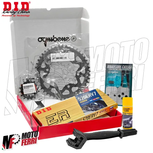 MF9866 Kit Trasmissione DID GP Yamaha YZF R6 600 Corona Pignone da 2006 a 2024