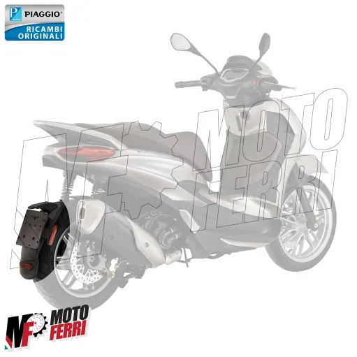 MF7047 Parafango Portatarga Posteriore Nero Beverly 300 310 400 da 2021 a 2026