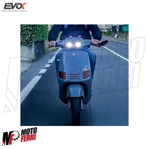 MF2789 Faro Fanale Anteriore Iron Led EVOK ZIP Fast Rider RST 50 - 1996 1997