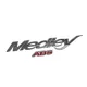MF5374 Targetta Logo Adesivo Medley ABS 125 150 200 Cromato