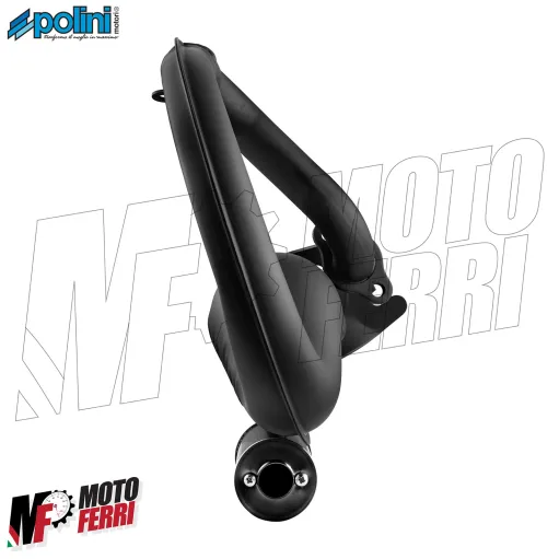MF1012 Scarico Marmitta Polini Vespa 50 PK S XL HP Silenziatore in Alluminio