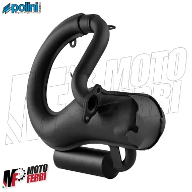 MF1012 Scarico Marmitta Polini Vespa 50 PK S XL HP Silenziatore in Alluminio