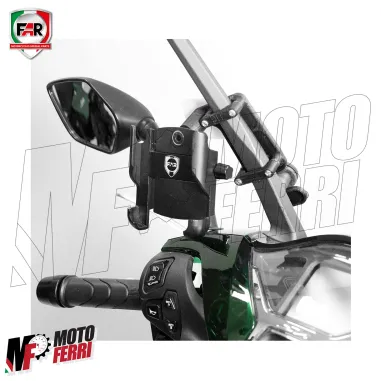 MF4974 Supporto Porta Smartphone Telefono FAR Honda SH 125 150 300 350 2020/2026