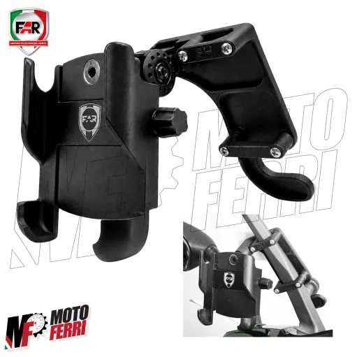 MF4974 Supporto Porta Smartphone Telefono FAR Honda SH 125 150 300 350 2020/2026