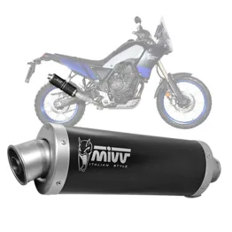 MF7080 Scarico Marmitta MIVV Oval Yamaha Tenere 700 - 2019 / 2026 Omologato Inox