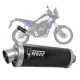 MF7080 Scarico Marmitta MIVV Oval Yamaha Tenere 700 - 2019 / 2026 Omologato Inox
